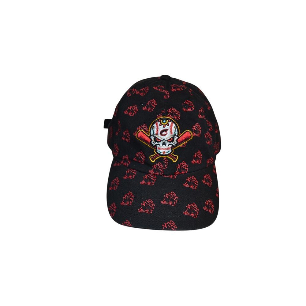 Columbus Clippers 47 Brand Adjustable Youth  Skull Design Youth Baseball Hat